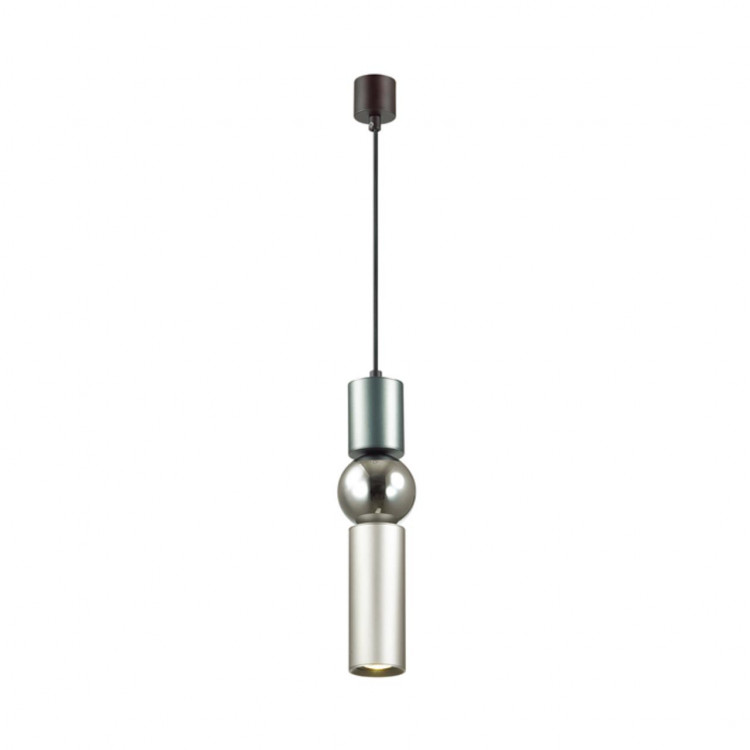 4070/5L L-VISION ODL19 312 серый/хром Подвес GU10 1*5W SAKRA
