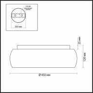 4412/3C MODERNI LN19 109 зеленый Светильник потолочный E27 3*60W 220V TIMO - 4412/3C MODERNI LN19 109 зеленый Светильник потолочный E27 3*60W 220V TIMO