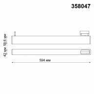 358047 PORT NT19 077 белый Трековый однофазный светильник IP20 LED 4000К 30W 220V ITER - 358047 PORT NT19 077 белый Трековый однофазный светильник IP20 LED 4000К 30W 220V ITER
