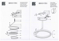 661011701 Платлинг 1*29W LED 220 V люстра