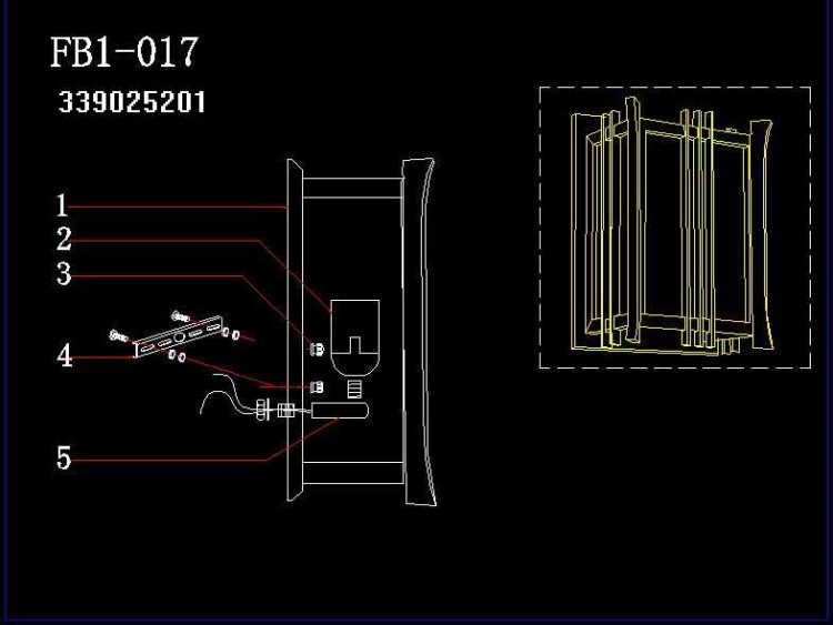 339025201 Восток 1*9W Е27(энергосб) 220 V бра