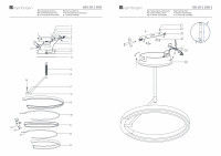 661011801 Платлинг 1*41W LED 220 V люстра