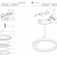 661011801 Платлинг 1*41W LED 220 V люстра - 661011801 Платлинг 1*41W LED 220 V люстра