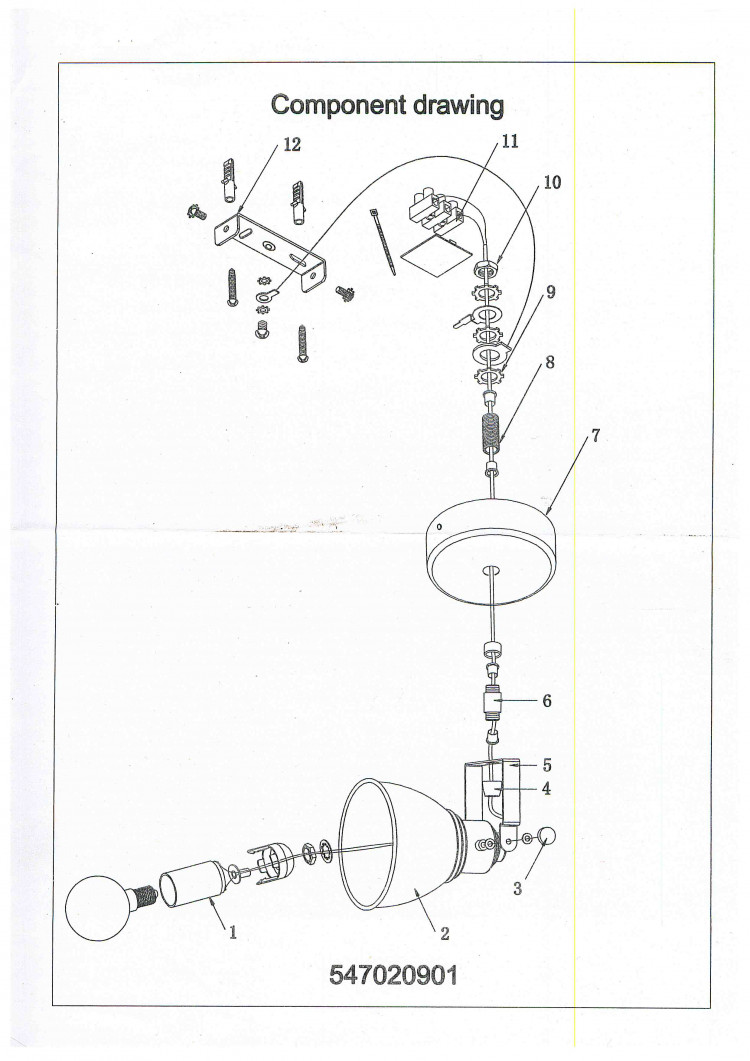 547020901 Ринген 1*40W E14 220 V IP20 спот