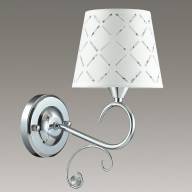 2997/1W COMFI LN16 094 хром/ткань/хрусталь Бра Е14 40W 220V FRITTA - 2997/1W COMFI LN16 094 хром/ткань/хрусталь Бра Е14 40W 220V FRITTA