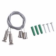 135116 SHINO NT20 058 Подвесной комплект с 3-х метровым тросом IP20 KIT - 135116 SHINO NT20 058 Подвесной комплект с 3-х метровым тросом IP20 KIT
