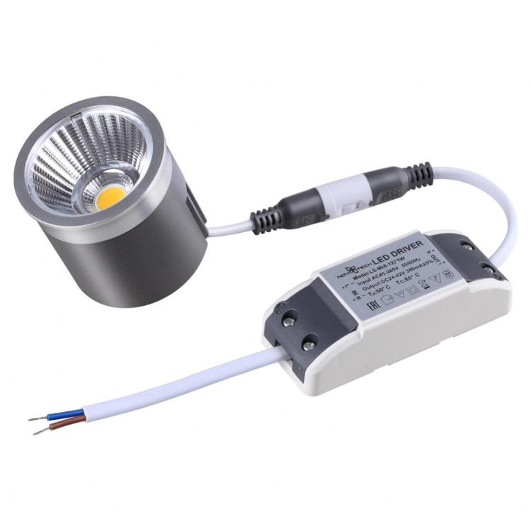 358430 DIOD NT20 267 белый Модуль в комплекте с драйвером IP20 LED 4000К 12W 220-240V