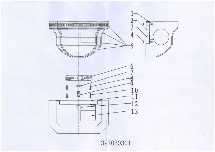 397020301 Маркиз 1*40W E27 220 V бра IP20