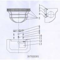 397020301 Маркиз 1*40W E27 220 V бра IP20 - 397020301 Маркиз 1*40W E27 220 V бра IP20