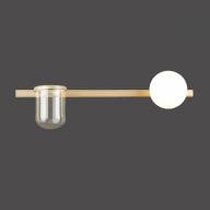 4682/1WA WALLI ODL20 529 золото/белый Настенный светильник E14 1*40W 220V FLOWER - 4682/1WA WALLI ODL20 529 золото/белый Настенный светильник E14 1*40W 220V FLOWER