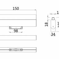 Трековый светильник Technical TR013-2-10W4K-B - Трековый светильник Technical TR013-2-10W4K-B