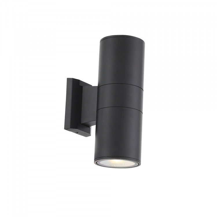 SL074.401.02 Светильник уличный настенный ST-Luce Черный/Черный LED 2*8W