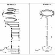 661042101 Платлинг 1*29W LED 220 V торшер - 661042101 Платлинг 1*29W LED 220 V торшер