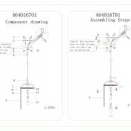 464016701 Бриз 1*60W E14 220 V люстра - 464016701 Бриз 1*60W E14 220 V люстра