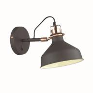 3329/1W WALLI ODL17 531 черный, медный Бра с выключателем E27 40W 220V LURDI - 3329/1W WALLI ODL17 531 черный, медный Бра с выключателем E27 40W 220V LURDI