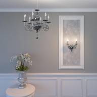 4601/2W CLASSIC ODL19 461 хром/дымчатый/хрусталь Бра E14 2*40W IRIA - 4601/2W CLASSIC ODL19 461 хром/дымчатый/хрусталь Бра E14 2*40W IRIA