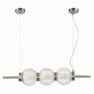 SL1155.113.03 Светильник подвесной ST-Luce Никель/Прозрачный E14 3*40W - SL1155.113.03 Светильник подвесной ST-Luce Никель/Прозрачный E14 3*40W