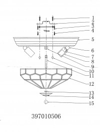 397010506 Маркиз 6*40W E14 220 V люстра IP20