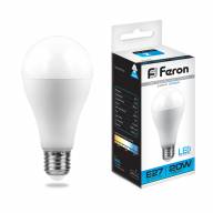 Лампа светодиодная Feron LB-98 Шар E27 20W 6400K - Лампа светодиодная Feron LB-98 Шар E27 20W 6400K