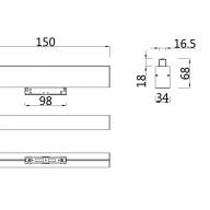Трековый светильник Technical TR012-2-7W4K-B - Трековый светильник Technical TR012-2-7W4K-B