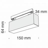 Трековый светильник Technical TR012-2-7W4K-B - Трековый светильник Technical TR012-2-7W4K-B