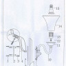 102020101 Даллас 1*40W E27 220 V бра