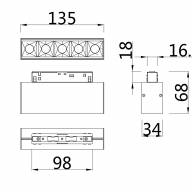 Трековый светильник Technical TR014-2-10W4K-B - Трековый светильник Technical TR014-2-10W4K-B
