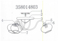 358014803 Грация 3*60W E14 220 V люстра