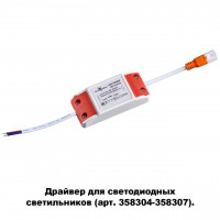 358308 DRIVE NT19 264 Драйвер для арт. 358304-358307 IP20 20W