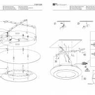 712011201 Иланг 1*24W LED 220 V люстра - 712011201 Иланг 1*24W LED 220 V люстра