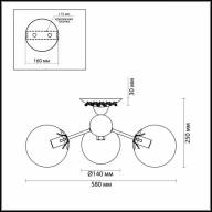 3060/3C COMFI LN16 082 хром Люстра потолочная E14 3*40W 220V PALLA - 3060/3C COMFI LN16 082 хром Люстра потолочная E14 3*40W 220V PALLA