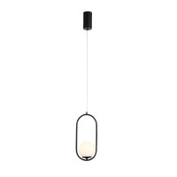 SL395.403.01 Подвес ST-Luce Черный/Белый LED 1*8W