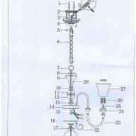 102010506 Даллас 6*40W E27 220 V люстра - 102010506 Даллас 6*40W E27 220 V люстра