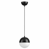 4958/1 PENDANT ODL22 307 черный/металл/белый/стекло Подвес E27 1*40W PINGA - 4958/1 PENDANT ODL22 307 черный/металл/белый/стекло Подвес E27 1*40W PINGA