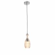 SL363.313.01 Подвес ST-Luce Хром/Янтарный E27 1*60W - SL363.313.01 Подвес ST-Luce Хром/Янтарный E27 1*60W