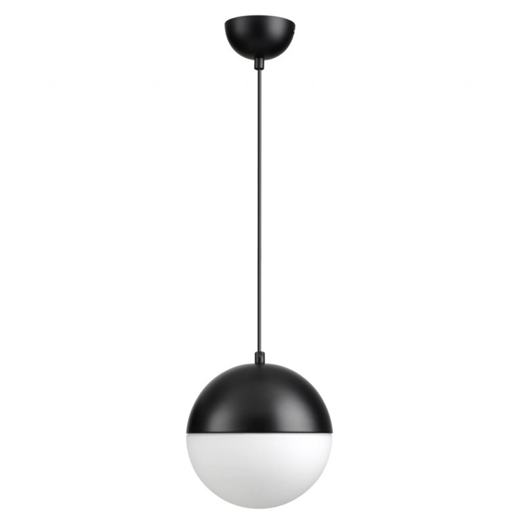 4958/1A PENDANT ODL22 307 черный/металл/белый/стекло Подвес E27 1*40W PINGA