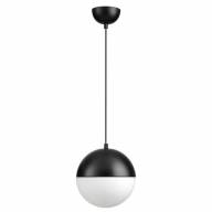 4958/1A PENDANT ODL22 307 черный/металл/белый/стекло Подвес E27 1*40W PINGA - 4958/1A PENDANT ODL22 307 черный/металл/белый/стекло Подвес E27 1*40W PINGA