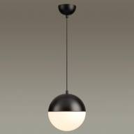4958/1A PENDANT ODL22 307 черный/металл/белый/стекло Подвес E27 1*40W PINGA - 4958/1A PENDANT ODL22 307 черный/металл/белый/стекло Подвес E27 1*40W PINGA