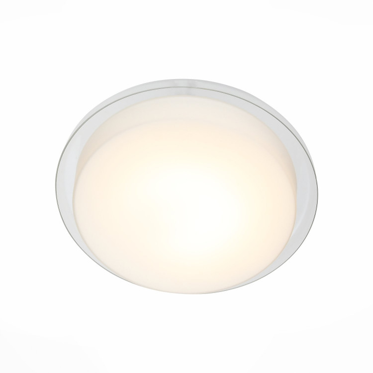 SL466.512.01 Светильник настенно-потолочный ST-Luce Белый/Белый, Прозрачный LED 1*5W 4000K
