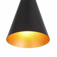 SL874.423.01 Подвес ST-Luce Черный/Черный, Золото E27 1*40W - SL874.423.01 Подвес ST-Luce Черный/Черный, Золото E27 1*40W