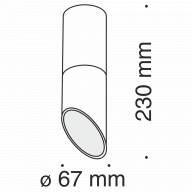 Потолочный светильник Technical C025CL-01B - Потолочный светильник Technical C025CL-01B