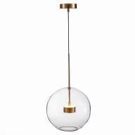SL1133.223.01 Светильник подвесной ST-Luce Латунь/Прозрачный LED 1*14W 3000K - SL1133.223.01 Светильник подвесной ST-Luce Латунь/Прозрачный LED 1*14W 3000K