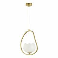 4873/1 MODERN ODL_EX22 85 золотой/белый/стекло Подвес E14 1*40W WATERLILY - 4873/1 MODERN ODL_EX22 85 золотой/белый/стекло Подвес E14 1*40W WATERLILY
