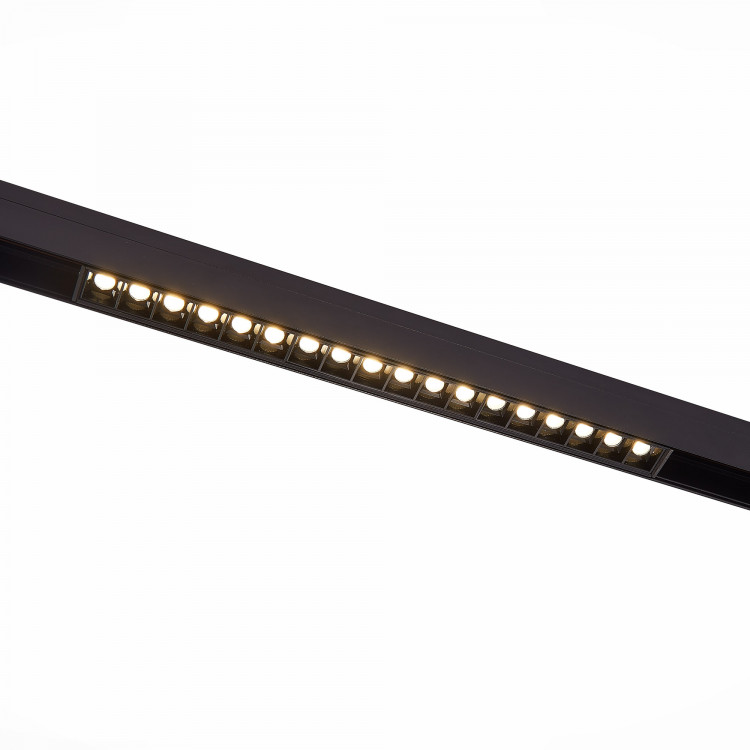 ST361.446.18 Магнитный трековый светильник Черный LED 1*18W 4000K 1 407Lm Ra>80 36° IP20 L331xW22xH44 48V