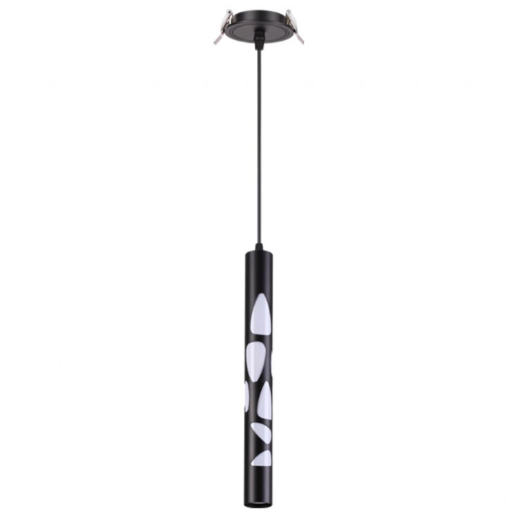 358134 SPOT NT19 215 черный Встраиваемый светильник, длина провода 1м IP20 LED 4000K 20W ARTE