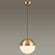 4960/1A PENDANT ODL22 307 античн.бронза/металл/белый/стекло Подвес E27 1*40W PINGA - 4960/1A PENDANT ODL22 307 античн.бронза/металл/белый/стекло Подвес E27 1*40W PINGA
