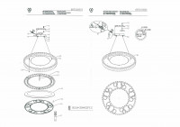687010501 Фризанте 1*50W LED 220 V люстра (пульт)