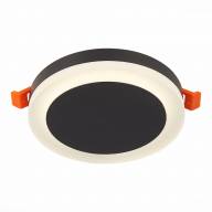 ST104.442.06 Светильник потолочный Черный LED 1*6W 4000K 468Lm Ra>80 120° IP20 D110xH20 170-240V - ST104.442.06 Светильник потолочный Черный LED 1*6W 4000K 468Lm Ra>80 120° IP20 D110xH20 170-240V