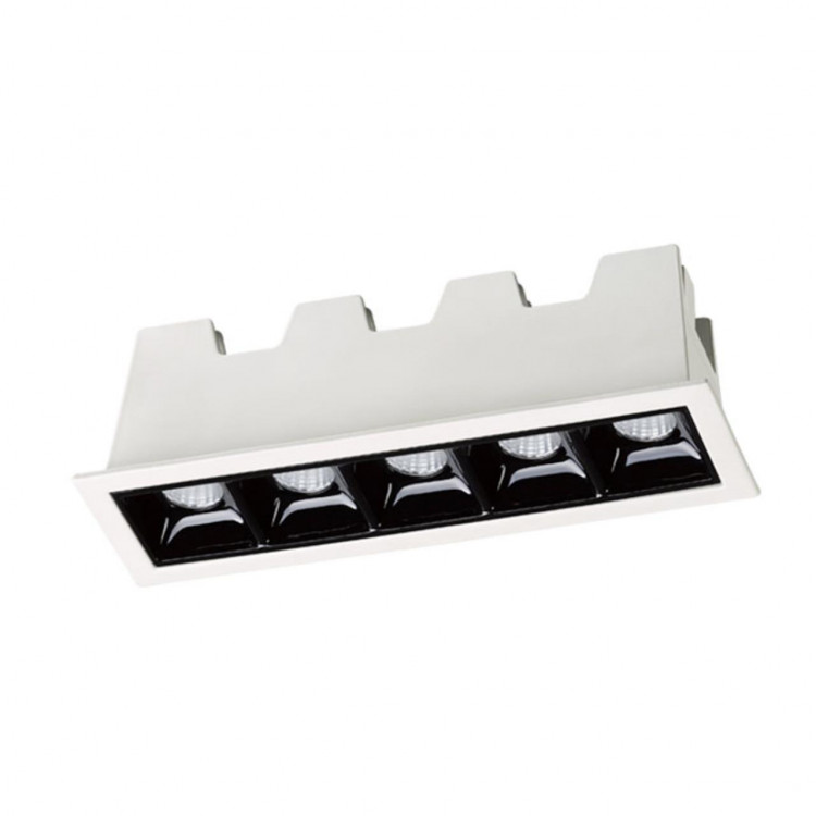 357621 SPOT NT18 263 белый/черный Встраиваемый светильник IP20 LED 3000K 10W 160-265V ANTEY