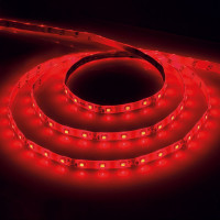 Cветодиодная LED лента Feron LS603, 60SMD(2835)/м 4.8Вт/м  5м IP20 12V красный